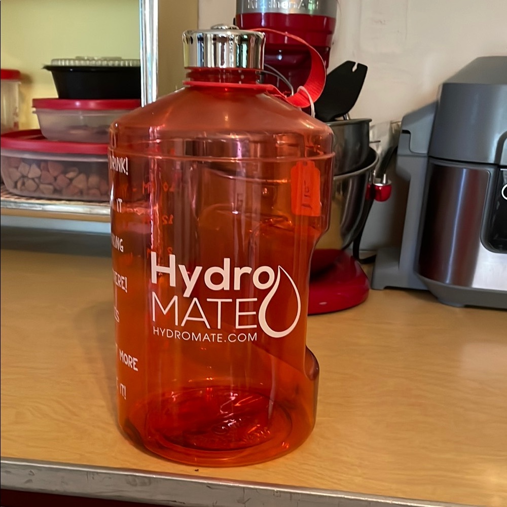 HydroMate Orange Water Bottle